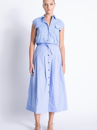 Karina Grimaldi Eden Button Down Skirt