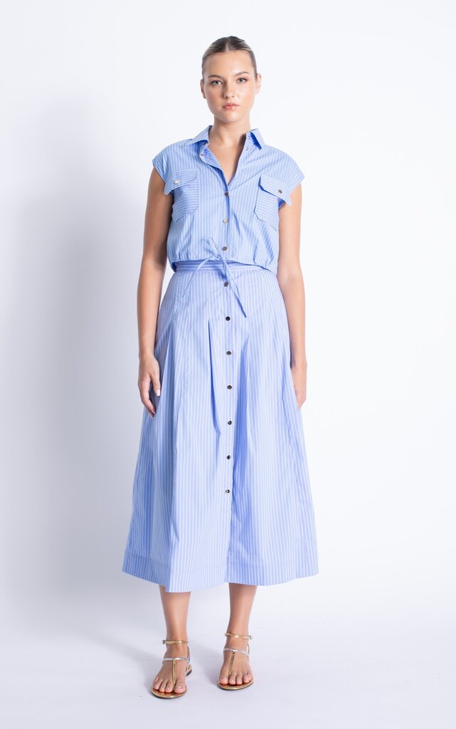 Karina Grimaldi Eden Button Down Skirt