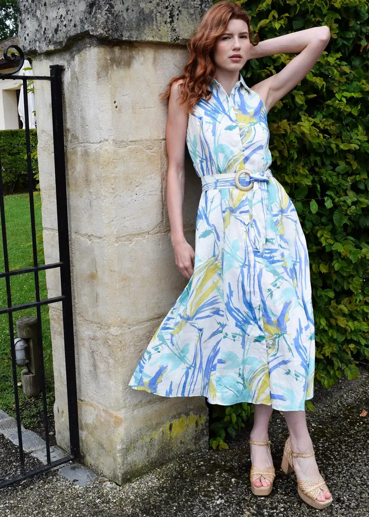 Never A Wallflower Princess Seam Sleeveless Dress