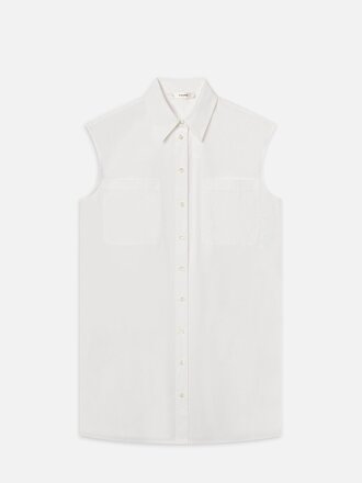 Frame The Sleeveless Shirt Dress