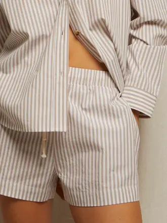 Perfect White Tee Riley Poplin Short