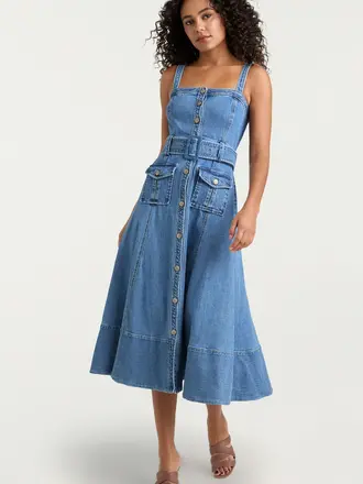 Cinq A Sept Denim Vega Dress