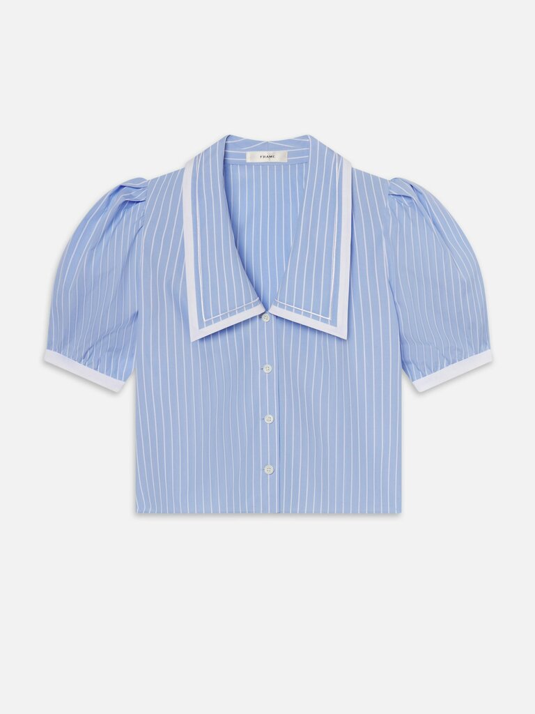 Frame The Striped Sailor Blouse
