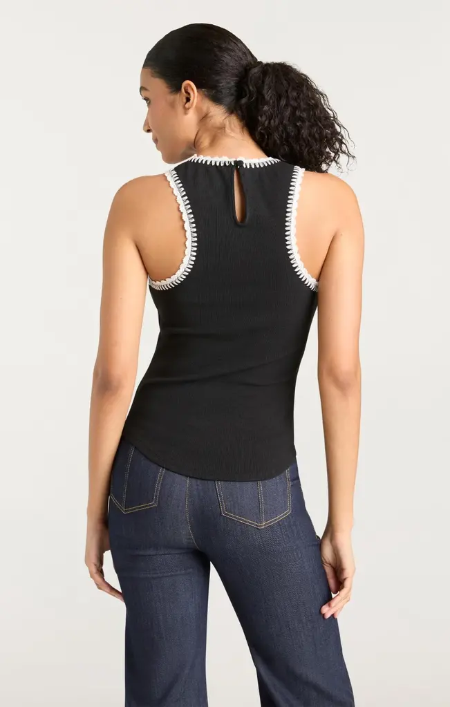 Cinq A Sept Crochet Lizzie Tank