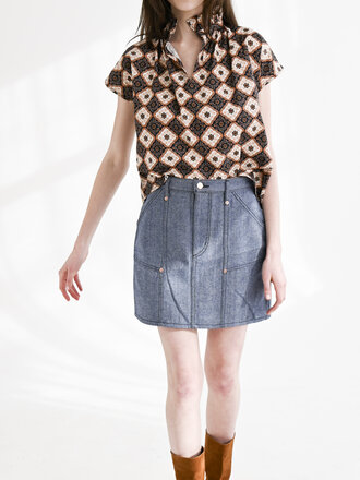 Never A Wallflower Vicki Short Sleeve Top