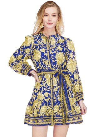 Joy Joy Flutter Hem Dress