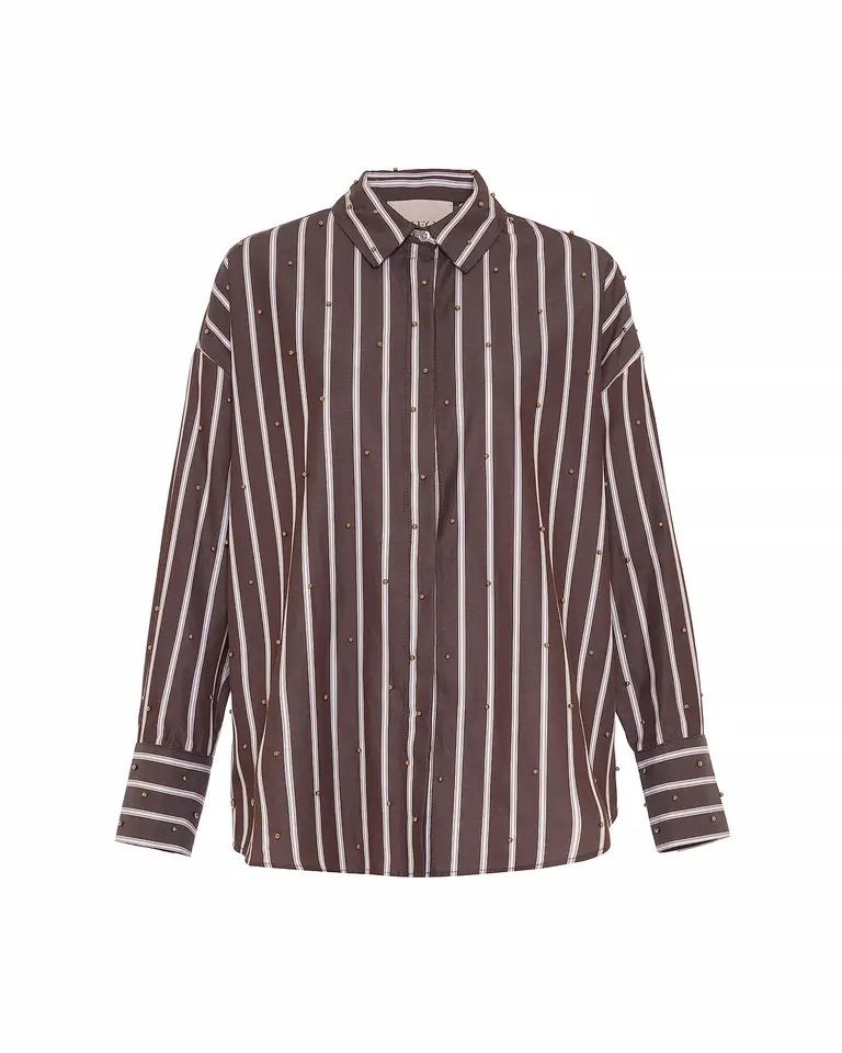 Theo the Label Echo Pearly Shirt