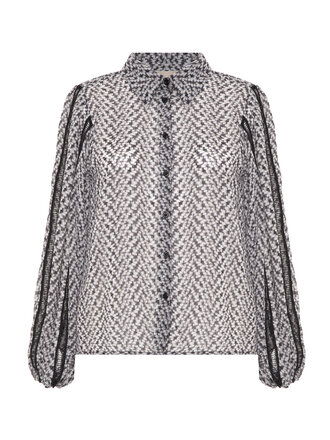 Theo the Label Aglaia Chiffon Blouse