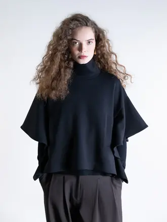Psophia Structured Batwing Poncho
