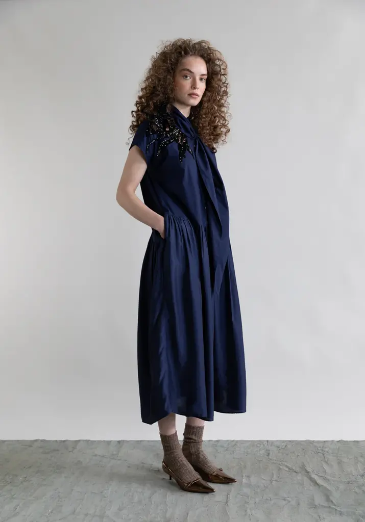 Psophia Falling Chimney Neck Dress