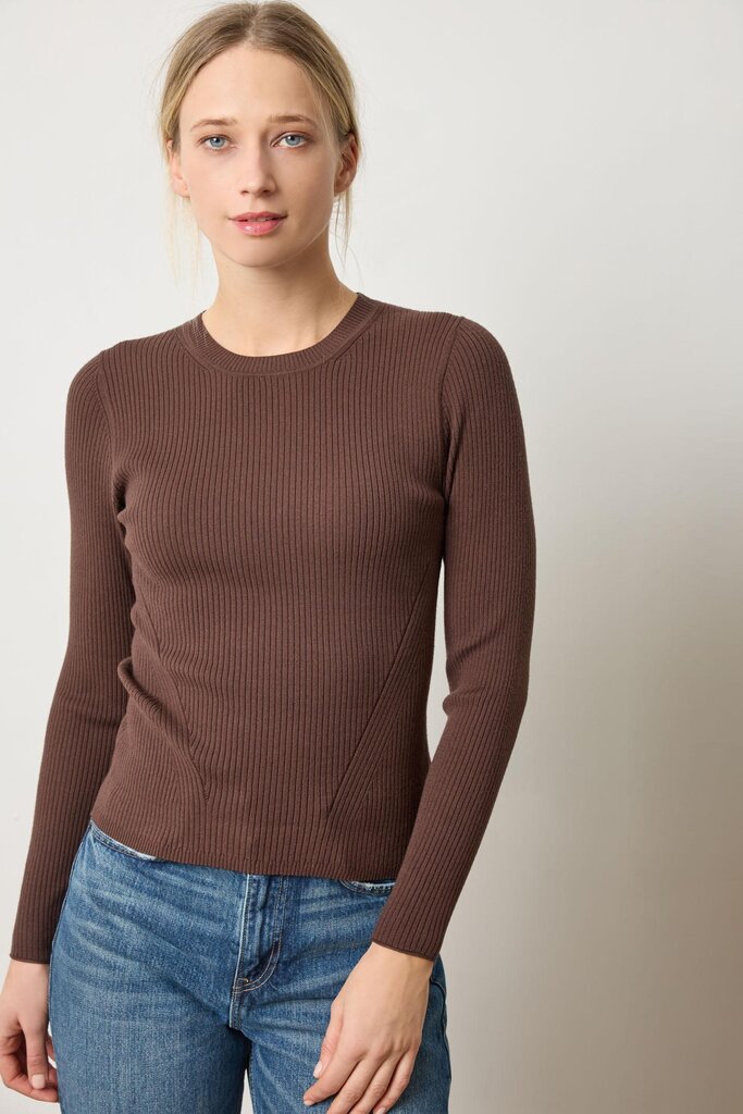 Lilla P Fitted Crewneck Sweater