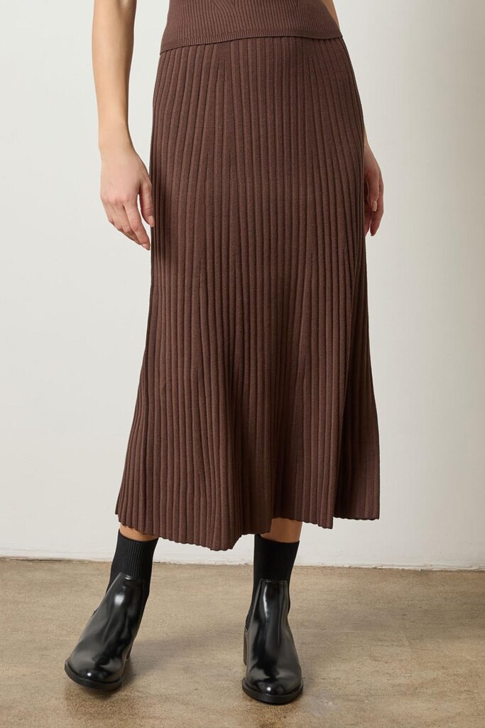 Lilla P Straight Rib Skirt