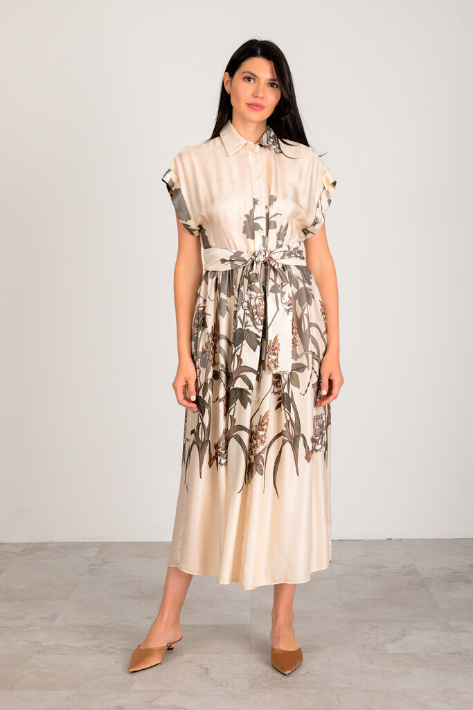 Lavender Brown Ocean Dress