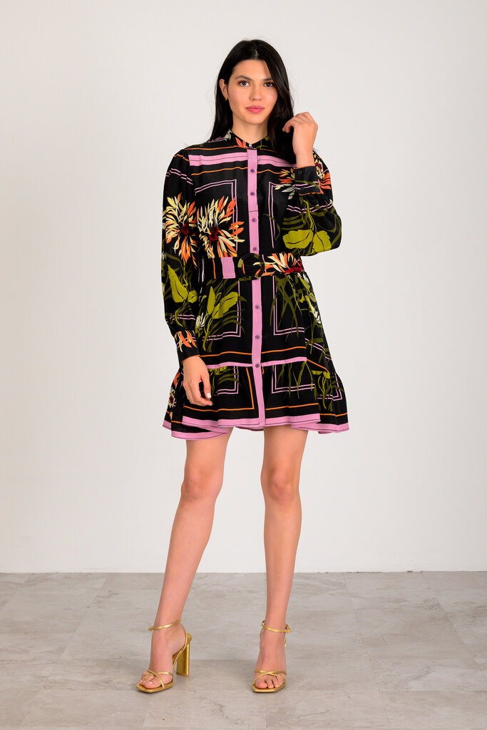 Lavender Brown Elizabeth Mini Dress