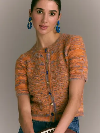 Allison Fuzzy Effie Cardigan