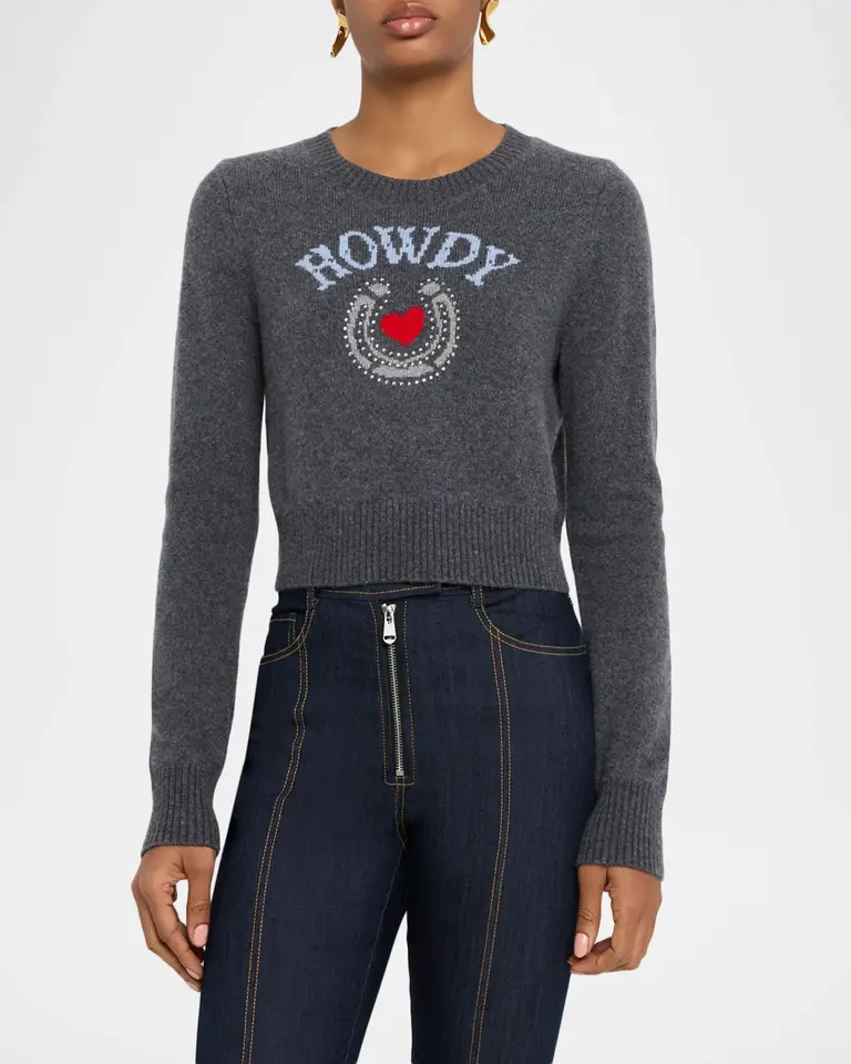 Cinq A Sept Howdy Crewneck Sweater