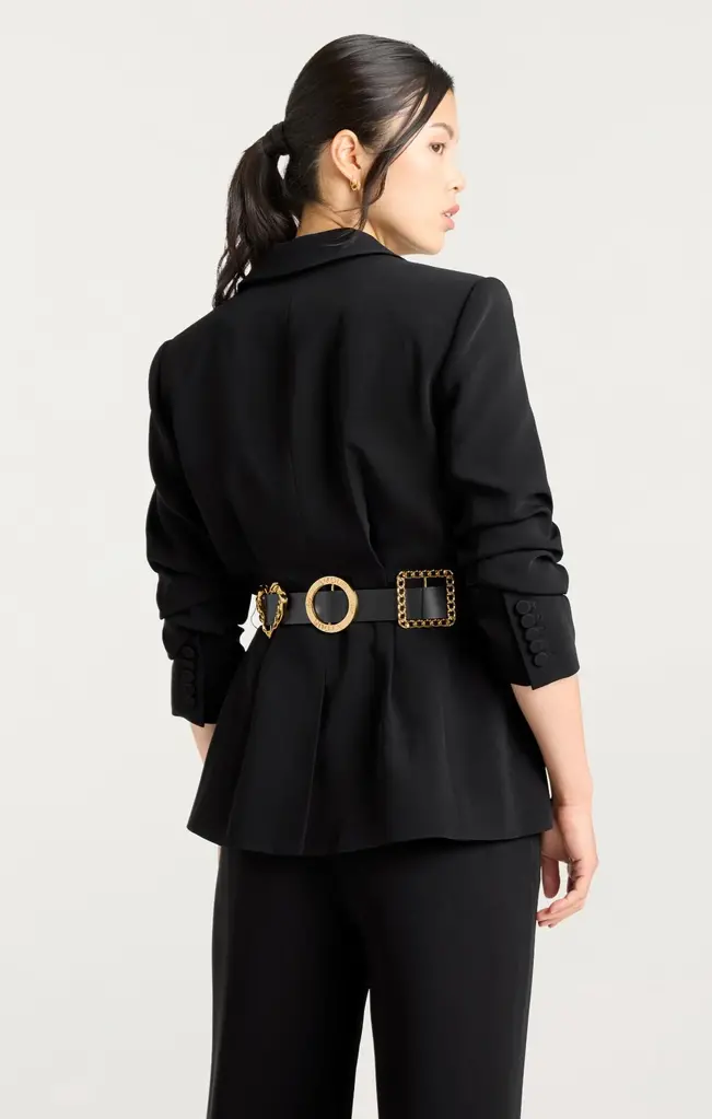 Cinq A Sept Gold Belt Cheyenne Blazer