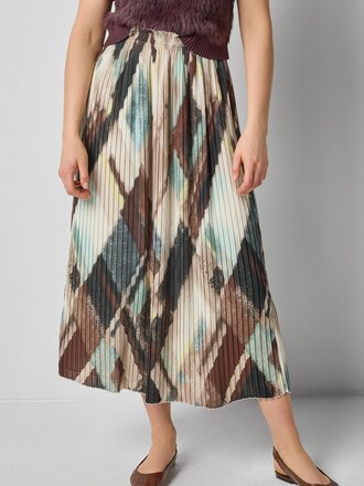 Lilla P Pleated Maxi Skirt