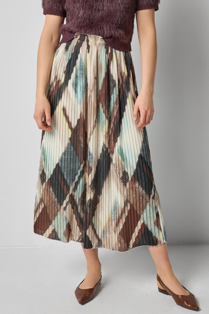 Lilla P Pleated Maxi Skirt
