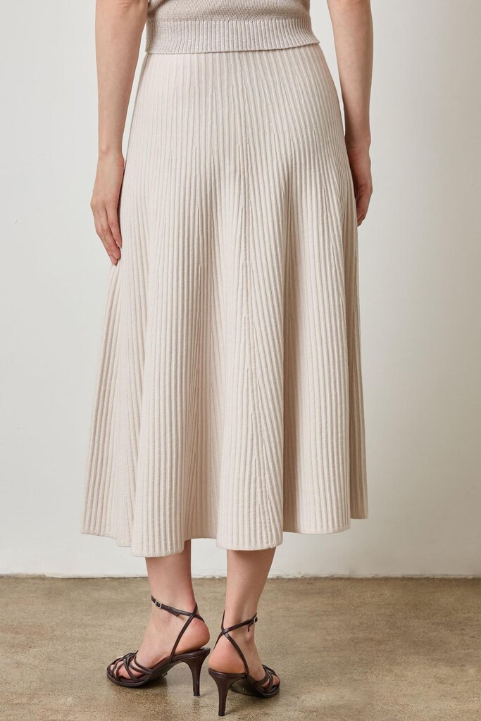 Lilla P Flared Knit Skirt