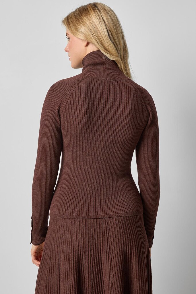Lilla P Slim Rib Turtleneck