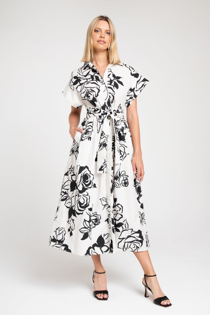 Lavender Brown Ocean Dress
