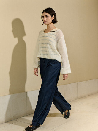 Sita Murt Double Layer V-Neck Sweater