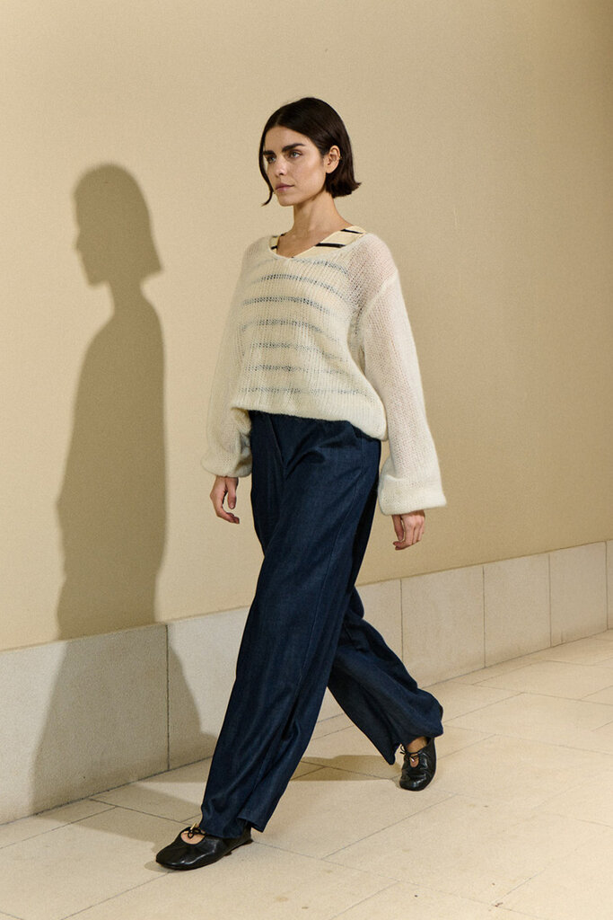 Sita Murt Double Layer V-Neck Sweater