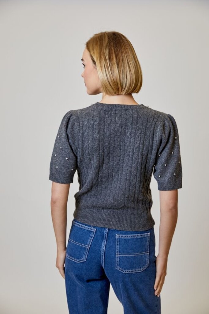 Design History Rhinestone Sweater