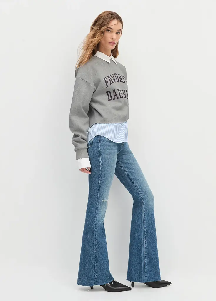 Favorite Daughter The Cropped Collegiate Sweatshirt