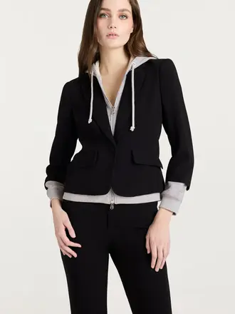 Cinq A Sept Zip Up Let Petit Khloe Blazer