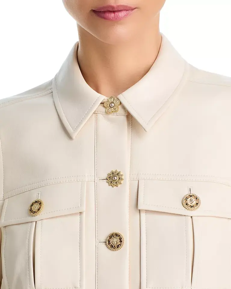 Cinq A Sept Gold Medallions Delanie Jacket