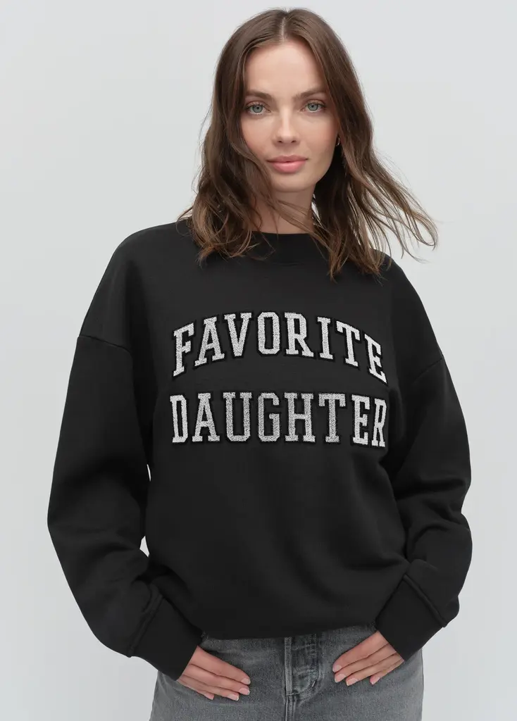 Favorite Daughter The Collegiate Embroidery Sweatshirt