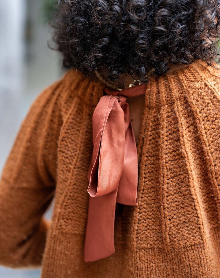 Voyageur by Mersea Noelle Ribbon Tie Sweater