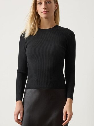 Lilla P Fitted Crewneck Sweater