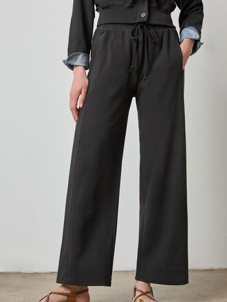 Lilla P Drawcord Wide Leg Pant