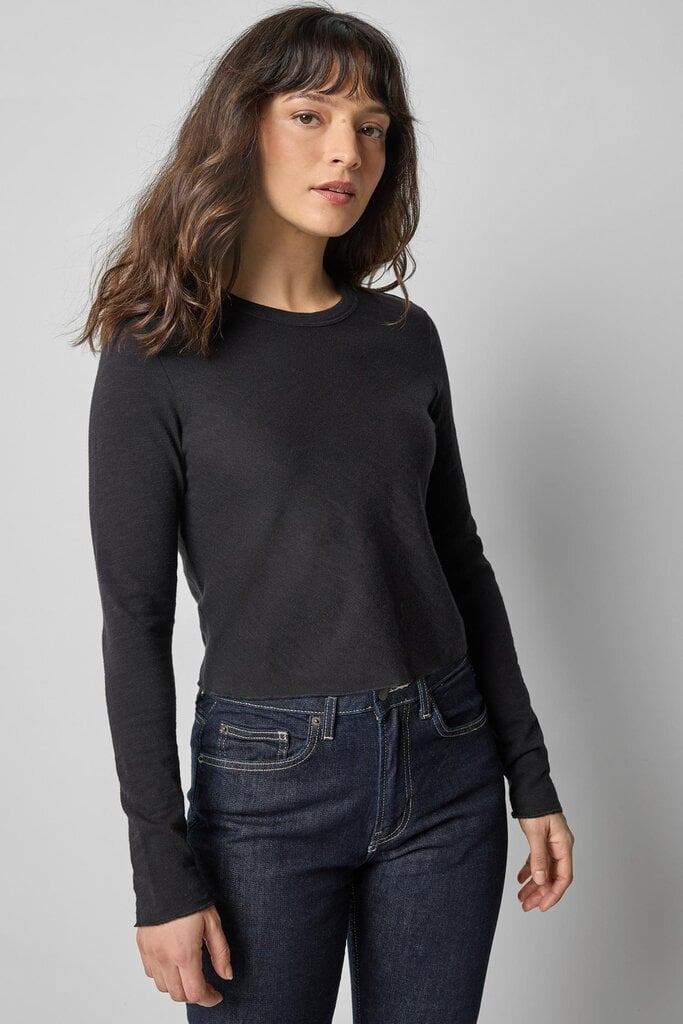 Lilla P Long Sleeve Cropped Tee