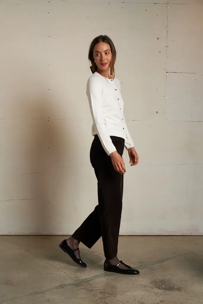 Perfect White Tee Moira Cardigan