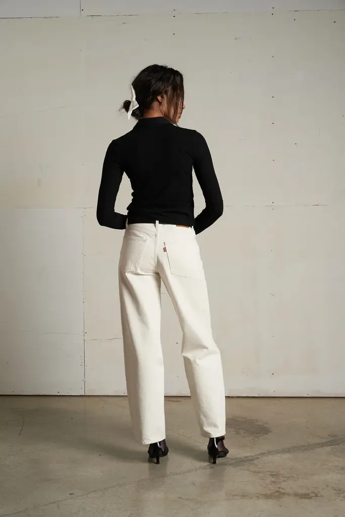 Perfect White Tee Amee Polo Top