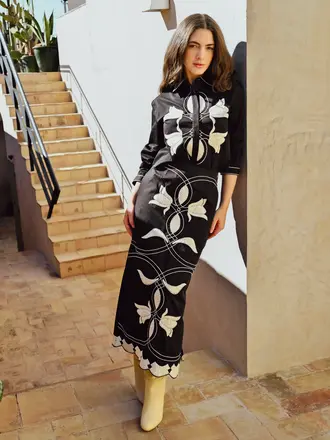 Never A Wallflower Florentine Skirt