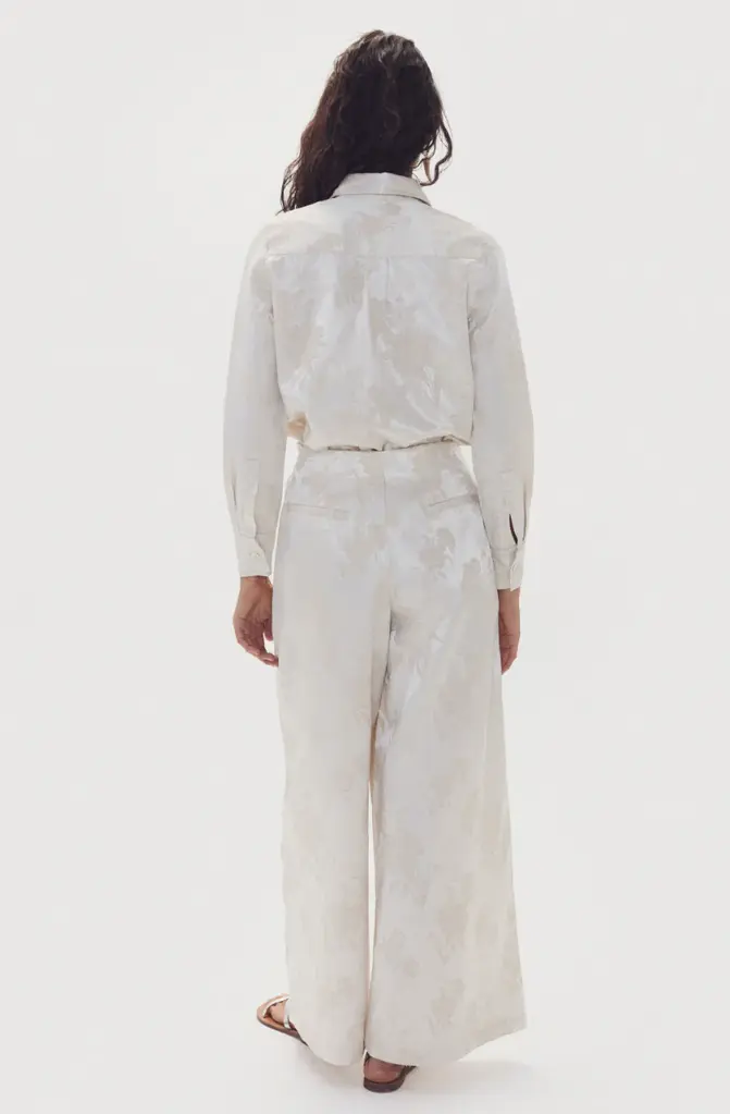 Lanhtropy Culotte Brocade Pants