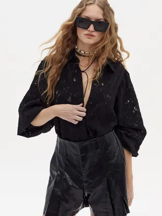 Lanhtropy Claire Lace Shirt