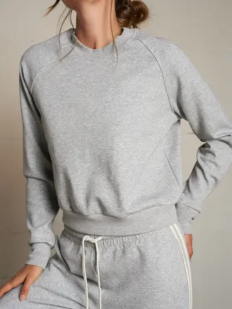 Perfect White Tee Lucia Long Sleeve Crew