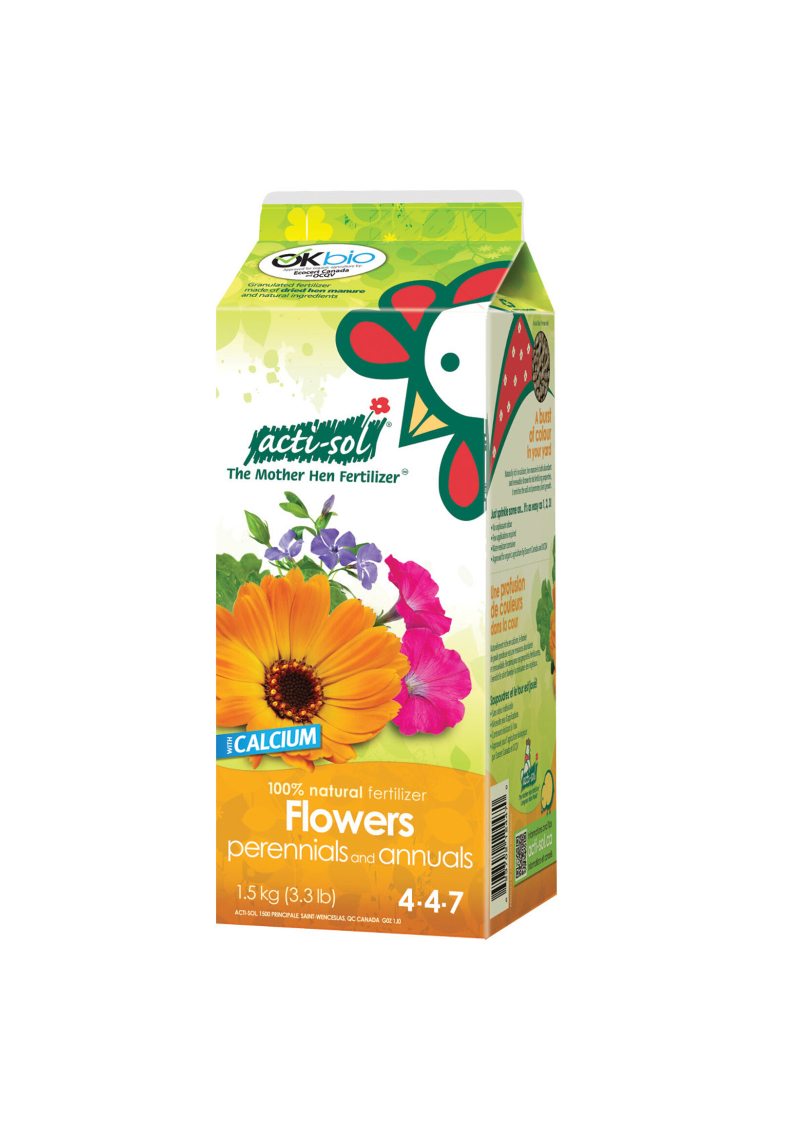 Acti-sol Acti-Sol Perennials and Annual Flowers 4-4-7 1.5kg