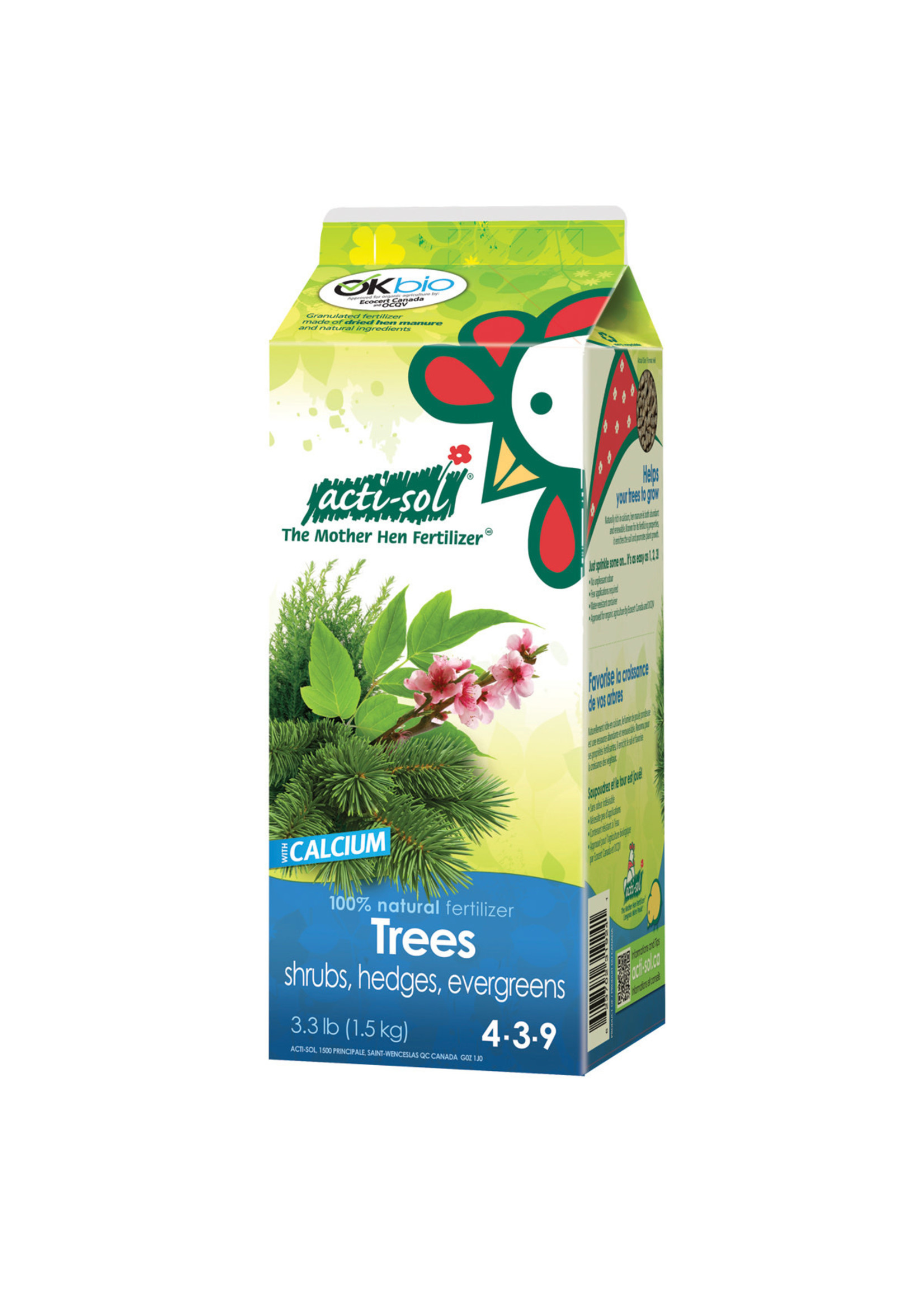 Acti-sol Acti-Sol Trees, Shrubs, Hedges and Evergreens 4-3-9 1.5kg