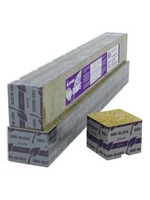 Grodan Grodan Rockwool Delta 4 3X3X2.5" No Hole Wrapped Block Disc 8pk