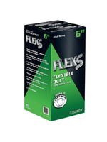 Fleks Fleks Ducting Aluminum 6" W / 2 Clamps