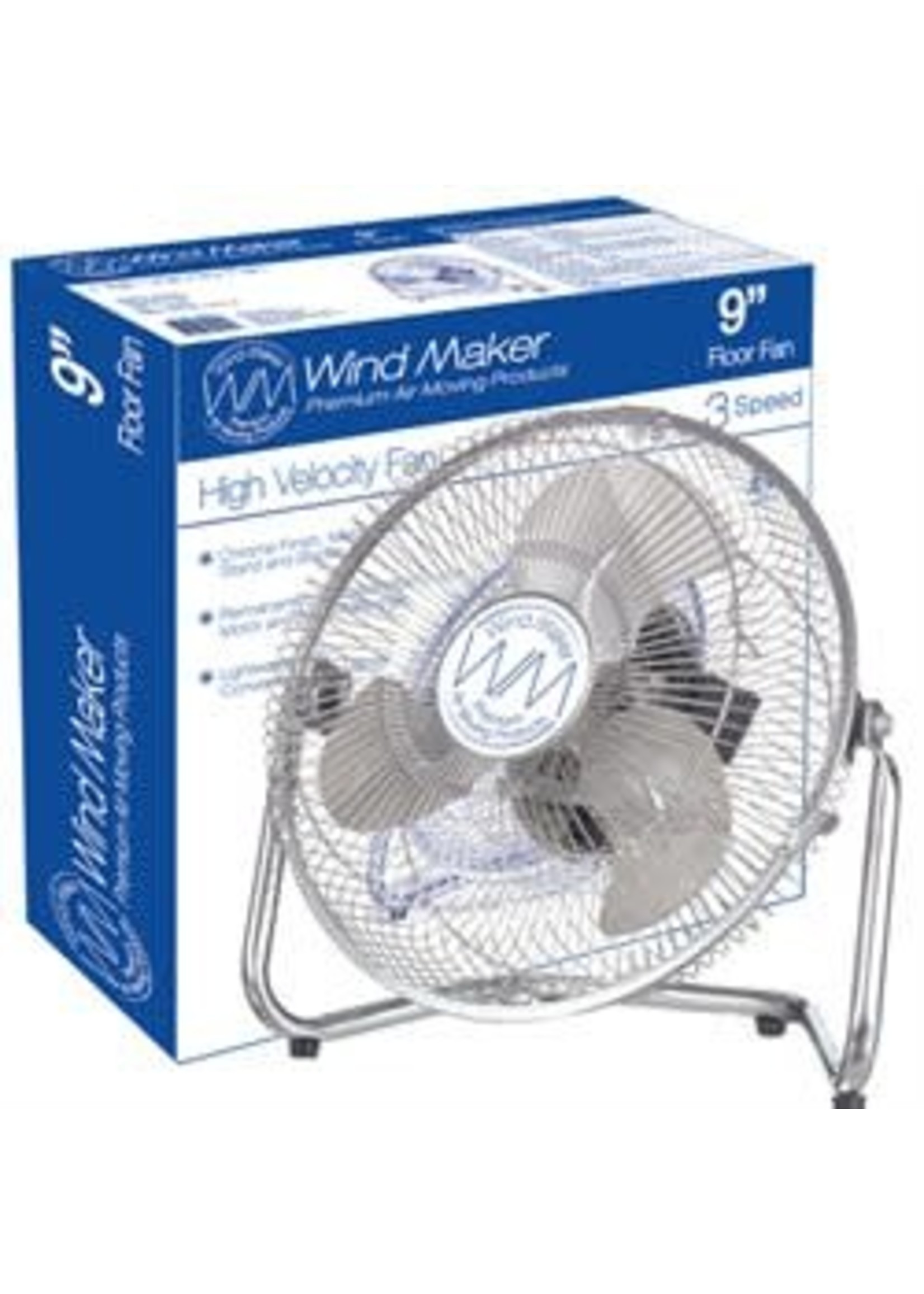 WindMaker WindMaker 9" Floor Fan 120V 60W