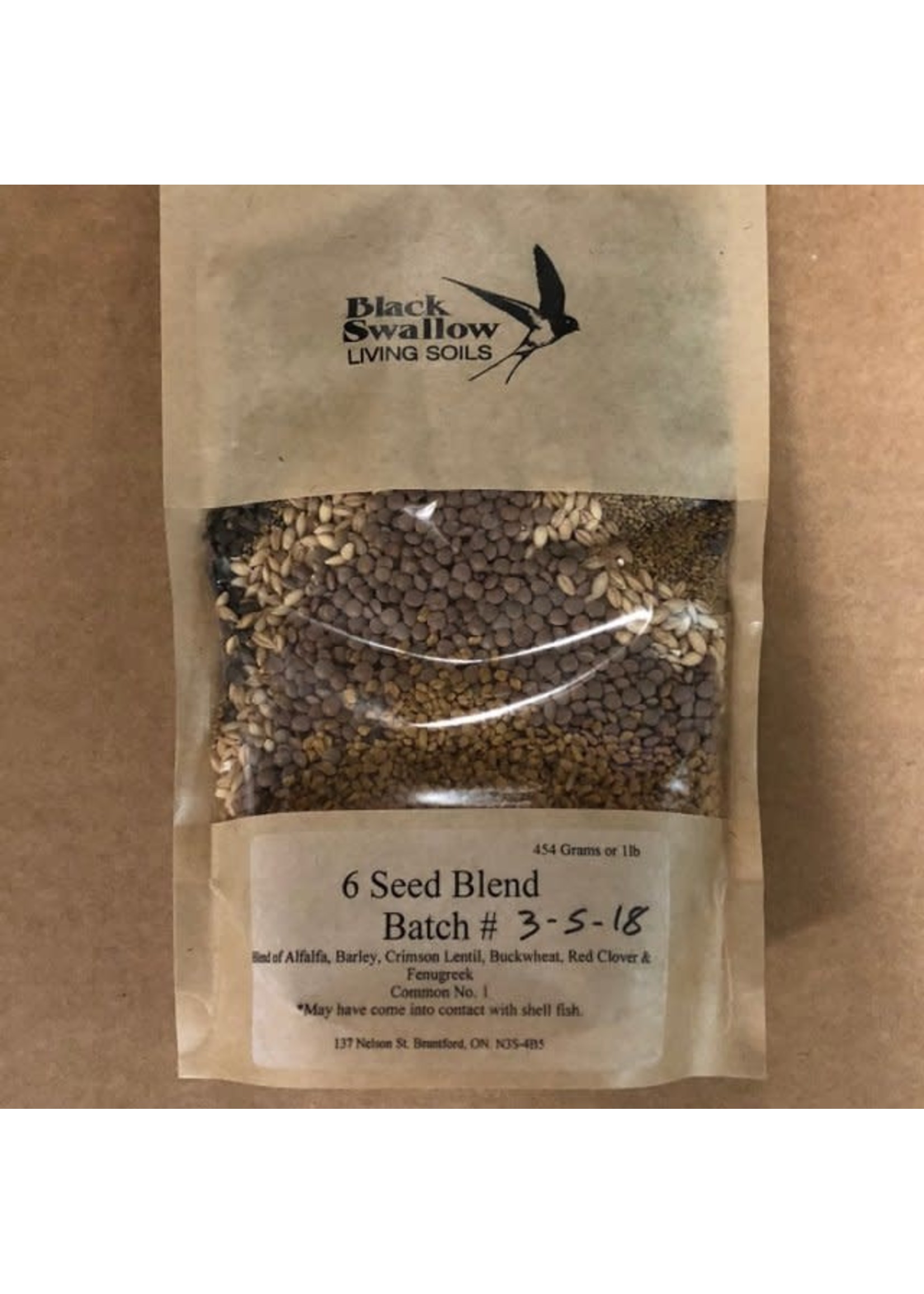 Black Swallow Soil Black Swallow Soil 5 SEED COVER CROP BLEND