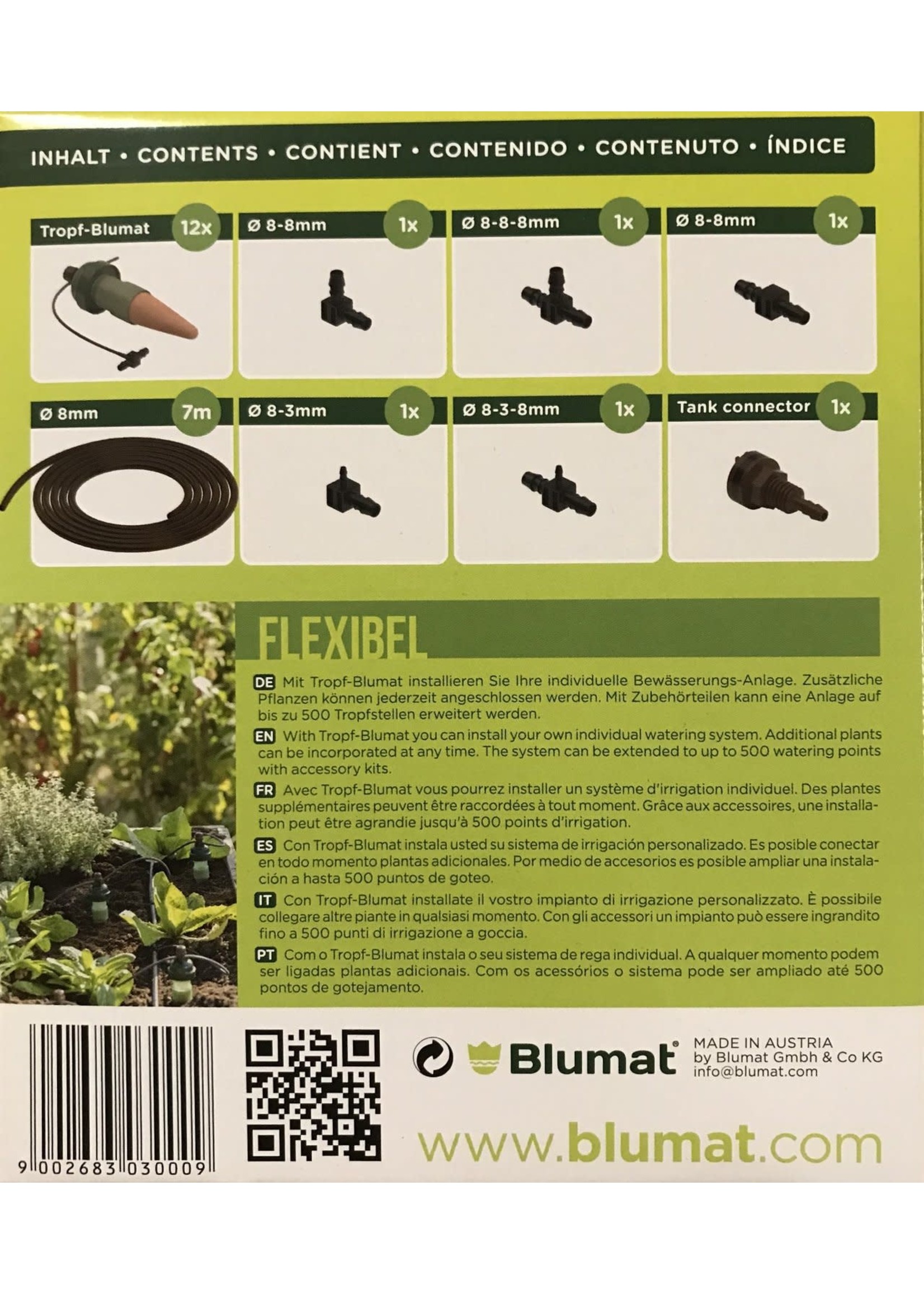 Blumat BLUMAT DECK & PLANTER BOX KIT- 12 SENSOR FOR GRAVITY FED WATER SYSTEM
